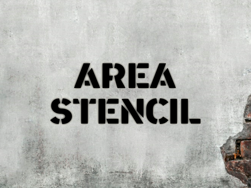 A Area Stencil