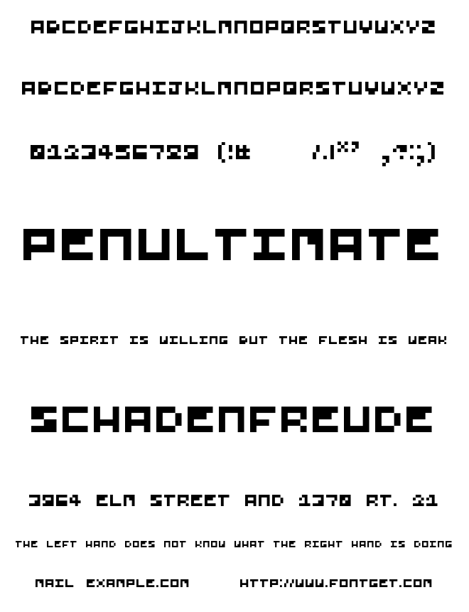 AAAAA Font