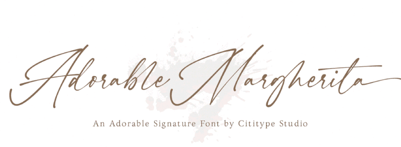 Adorable Margherita Script