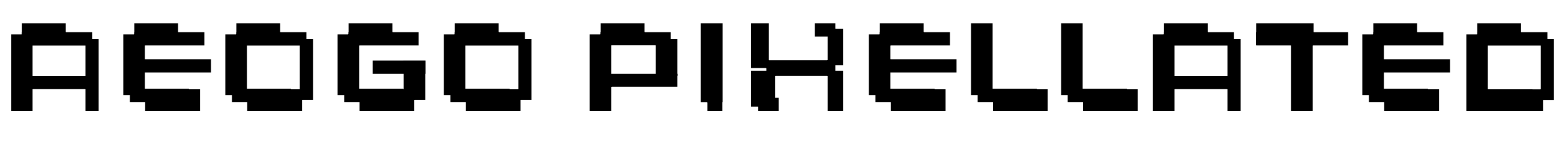 Aeogo Pixellated
