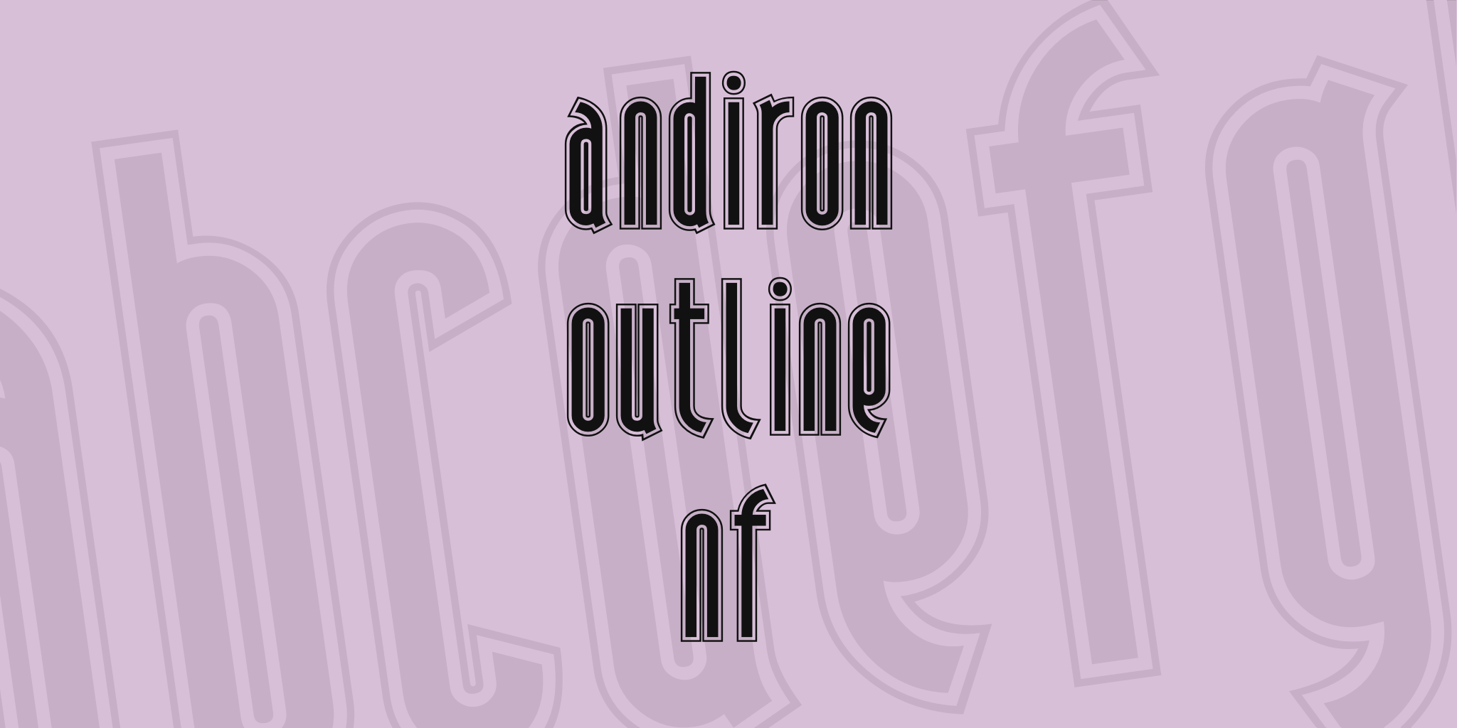 Andiron Outline Nf