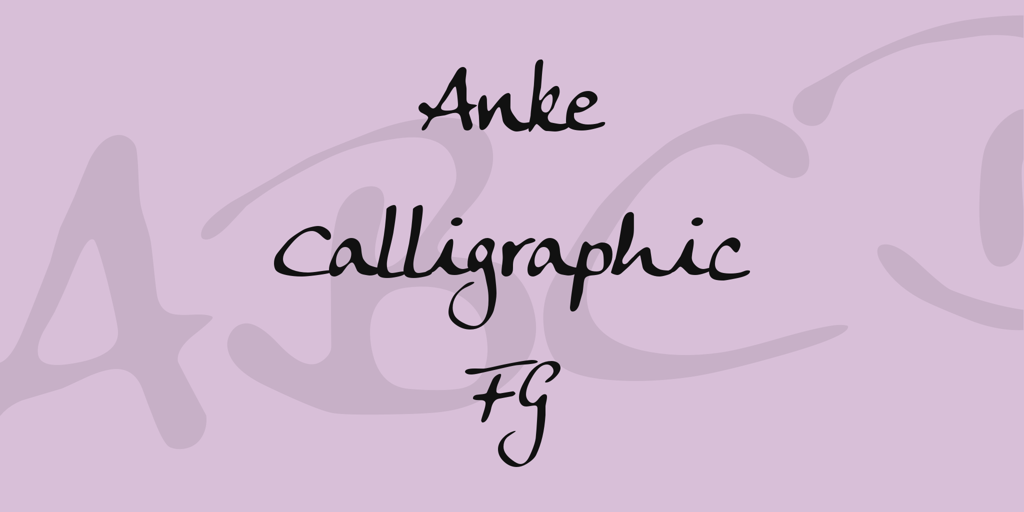 Anke Calligraphic Fg