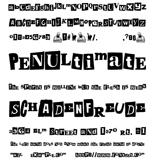 Anonymous Punk Font