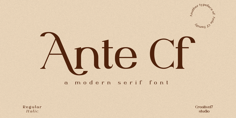 Ante Cf Serif