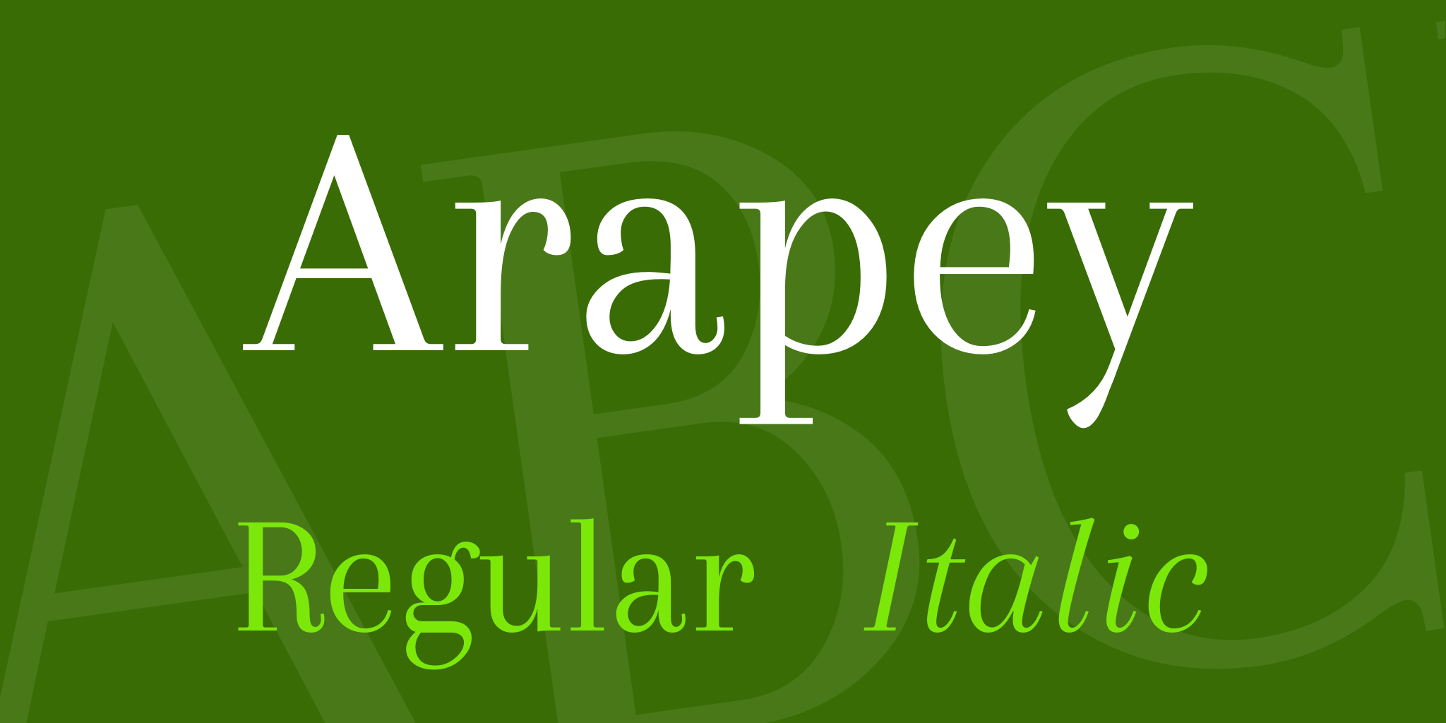 Arapey Font FREE Download & Similar Fonts | FontGet