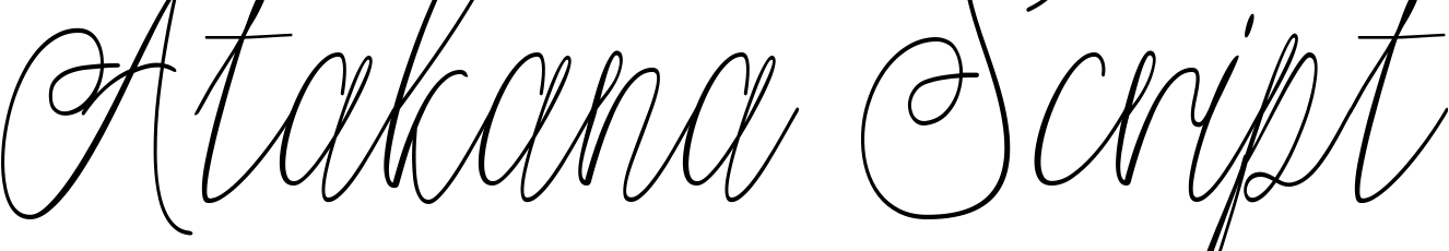 Atakana Script