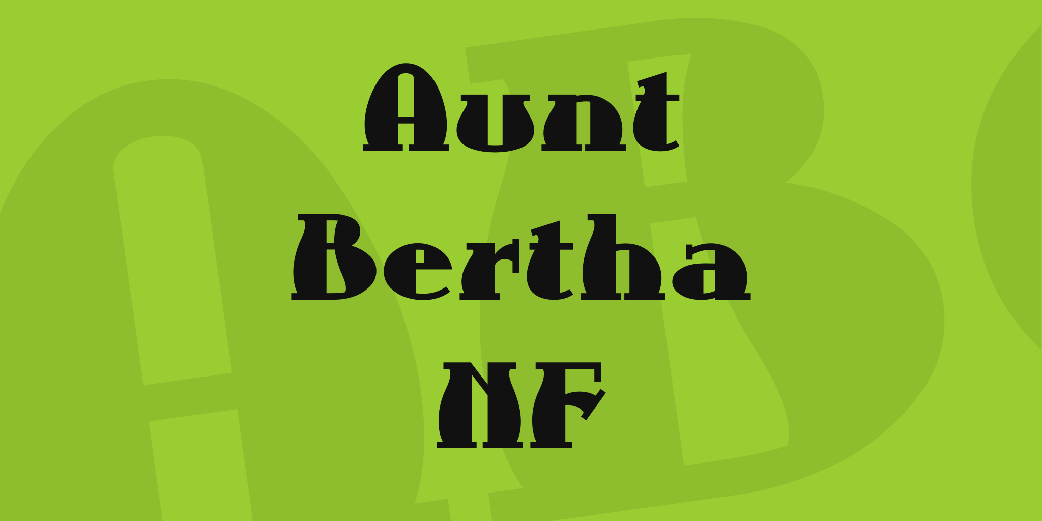 Aunt Bertha Nf