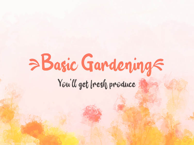 b Basic Gardening