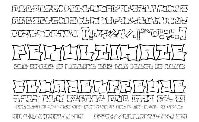 Bare Cube Font
