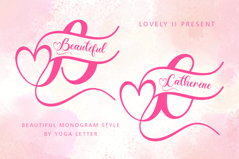 Beautiful Catherine Monogram