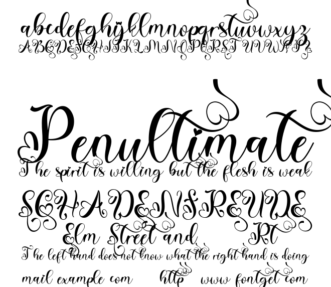 Beautiful Sweet Font