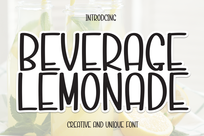 Beverage Lemonade