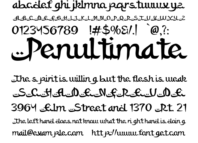 Billah Font
