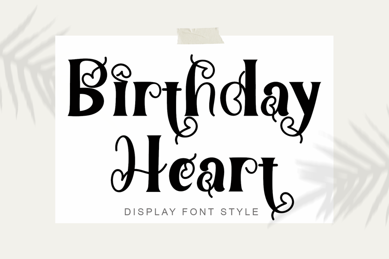 Birthday Heart