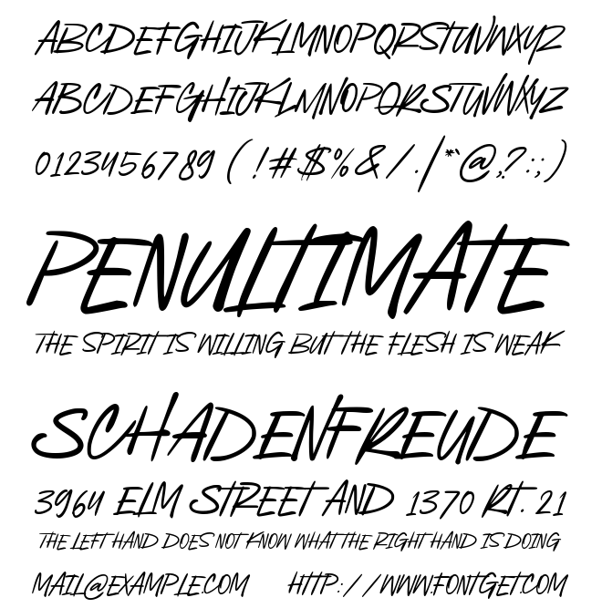 Black Bounars Font