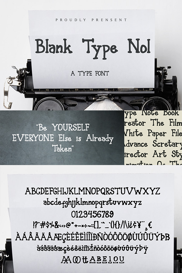 Blank Type Nol