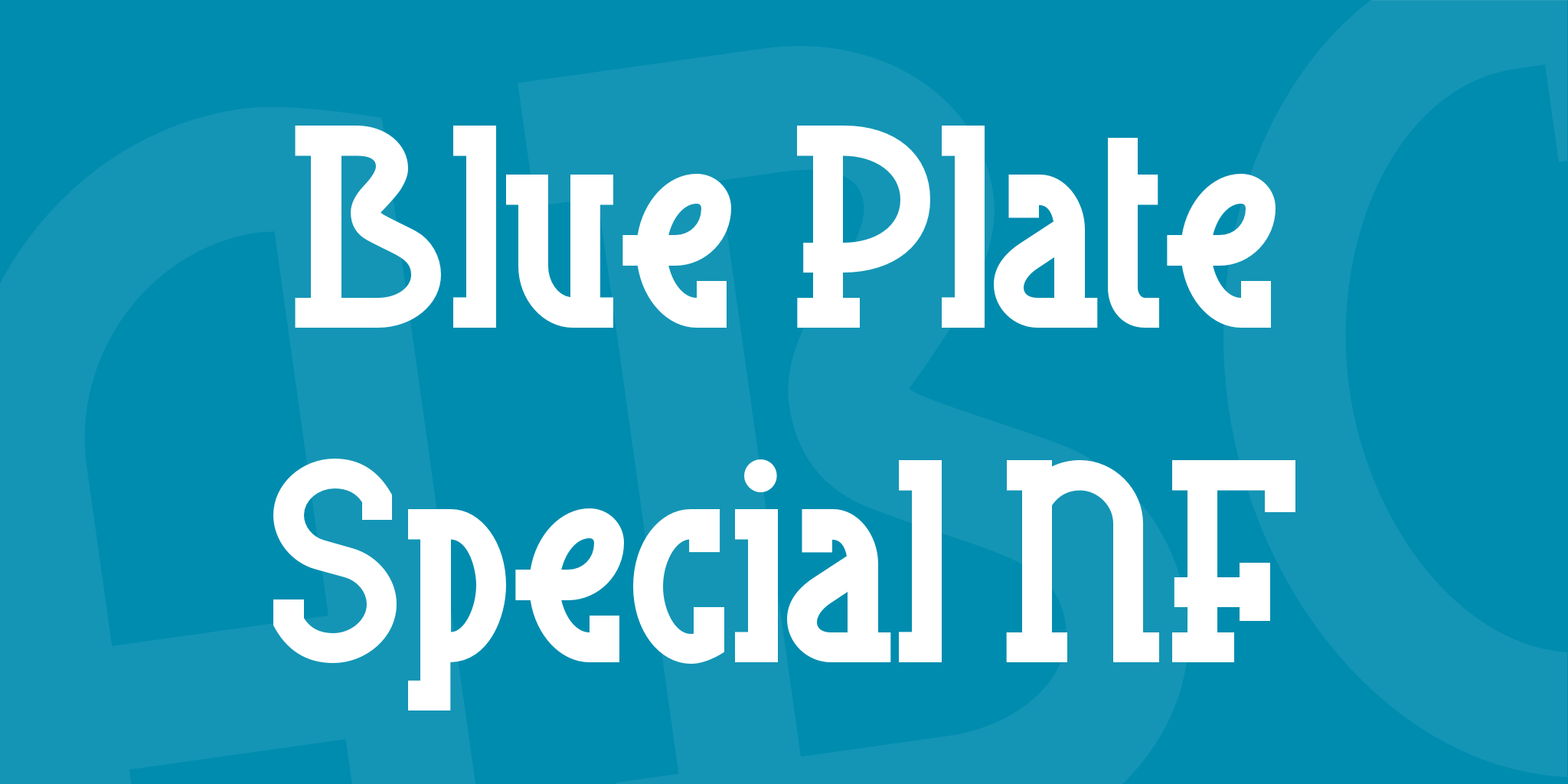 Blue Plate Special Nf