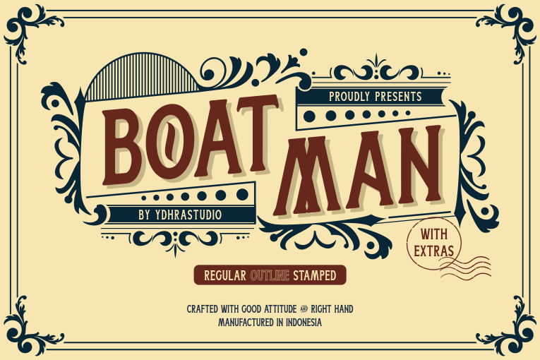 Boatman Stamped
