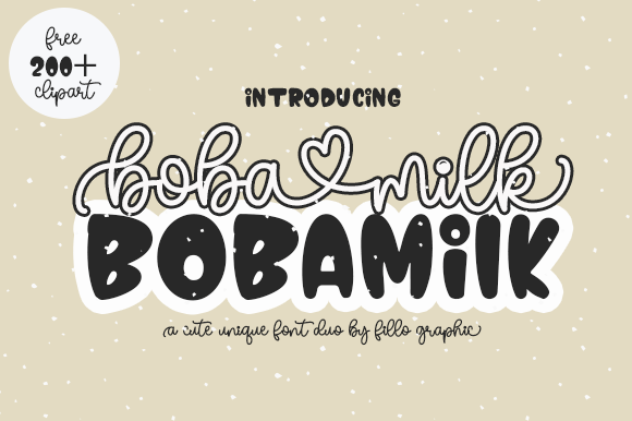 Boba Milk Bold