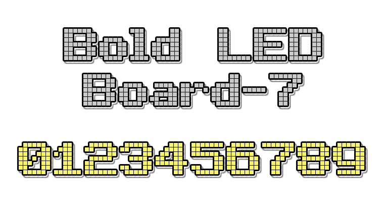 Bold Led Board 7