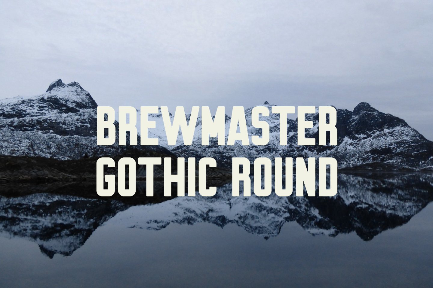 Brewmaster Gothic Round