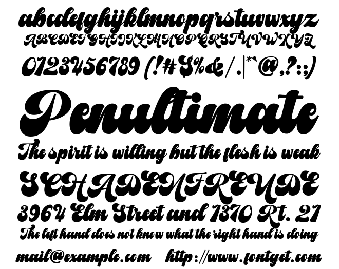 Brudy Retro Font