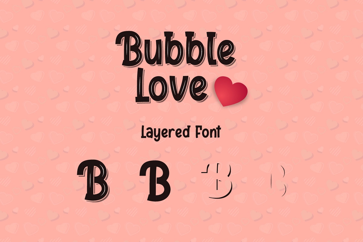 Bubble Love Font