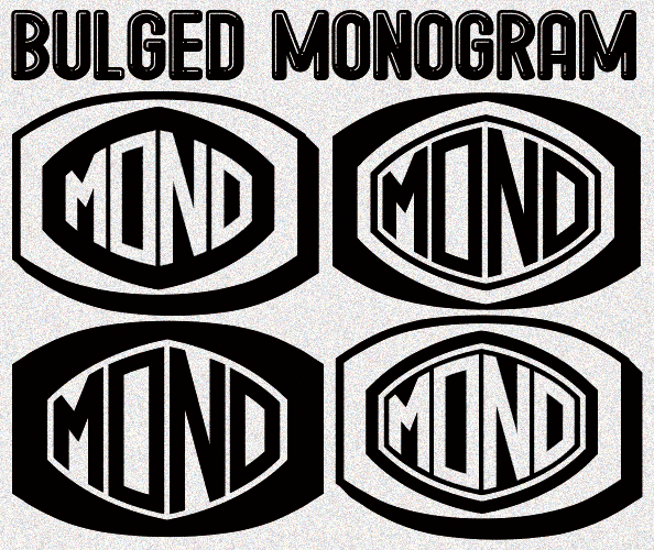Bulged Monogram