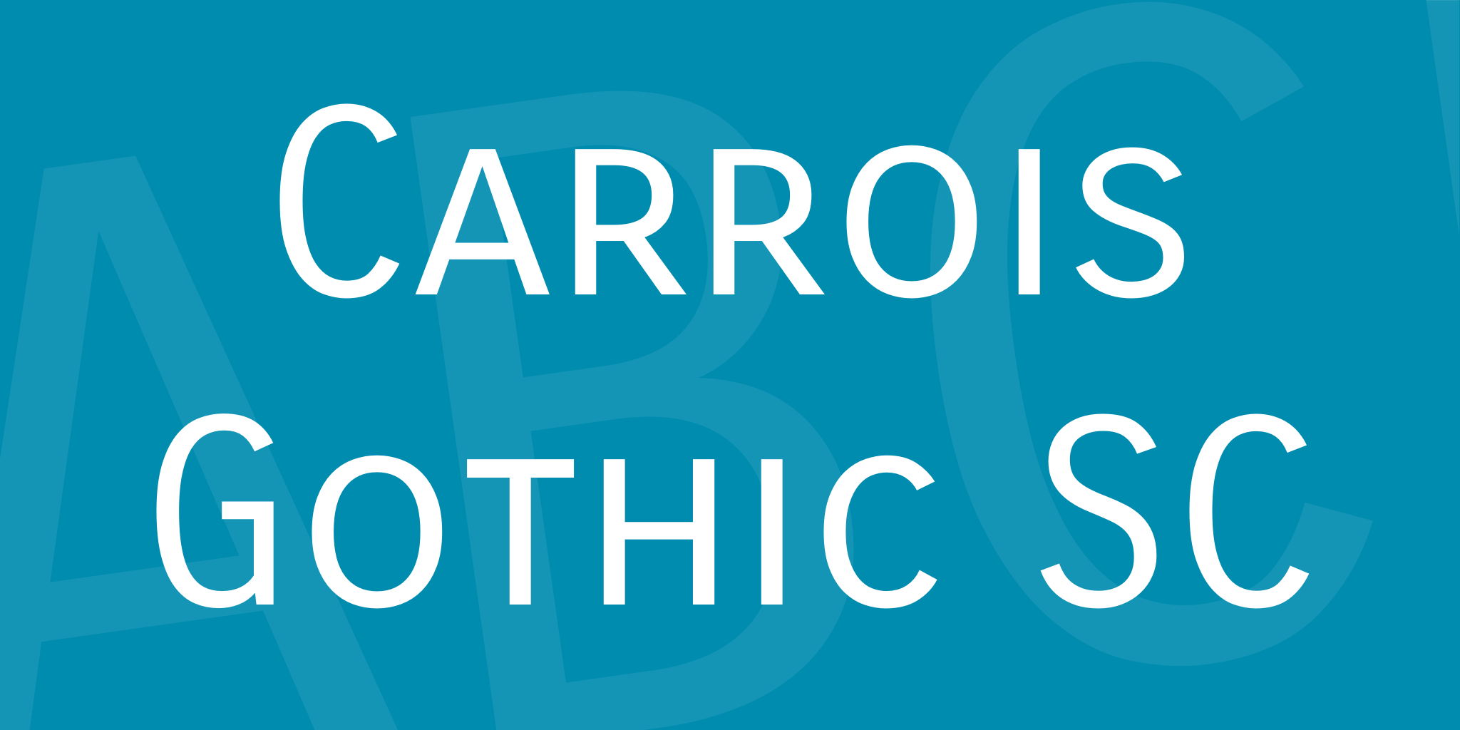 Carrois Gothic Semi Condensed