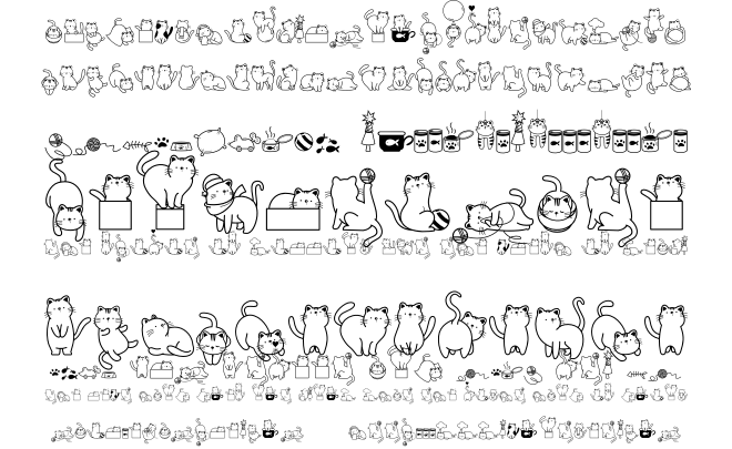 Cats Lover Font