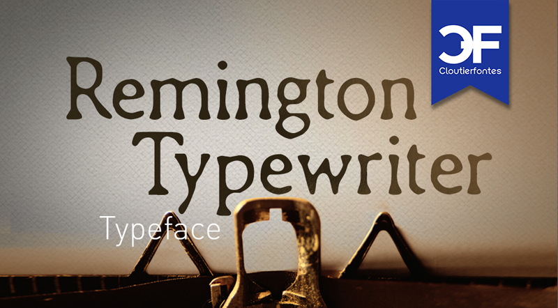 Cf Remington Typewriter