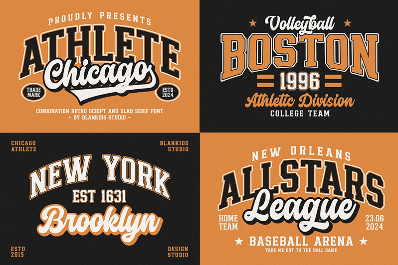 Chicago Athletic Slab Serif