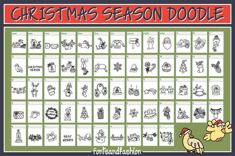 Christmas Season Doodle