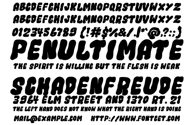 Chunk Wave Font
