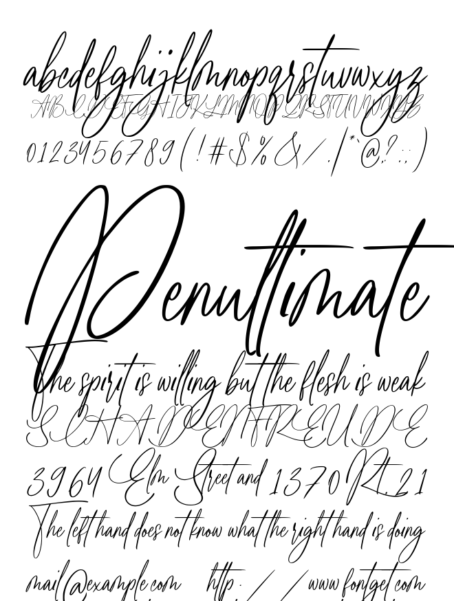 Claire Amoreth Font