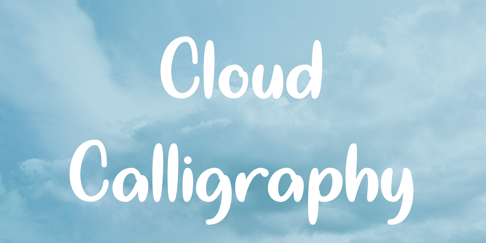 Cloud Calligraphy
