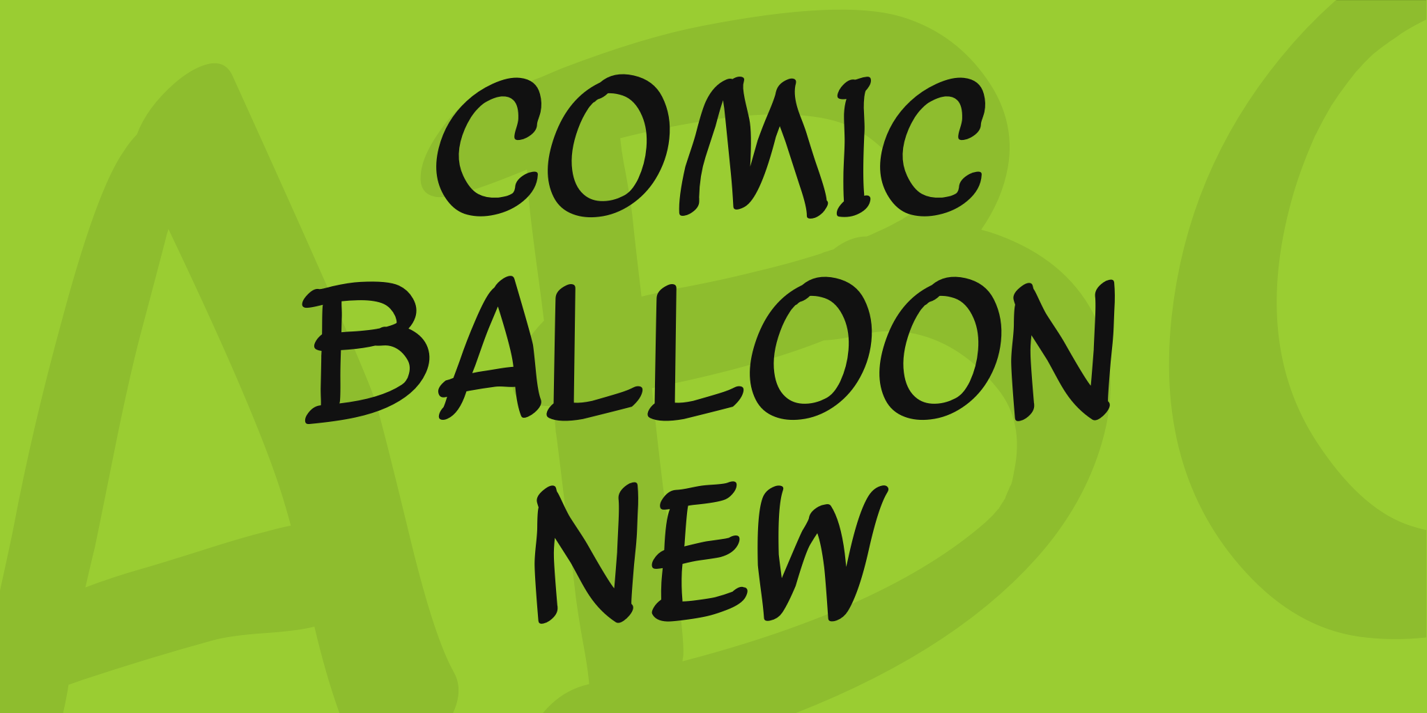 Comic Balloon New