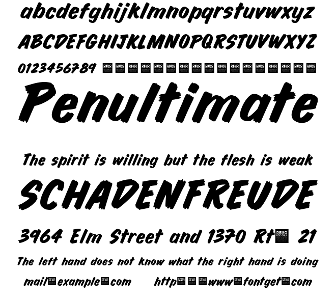 Compass Point Font