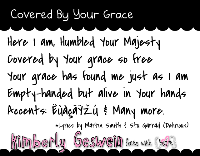 Covered By Your Grace