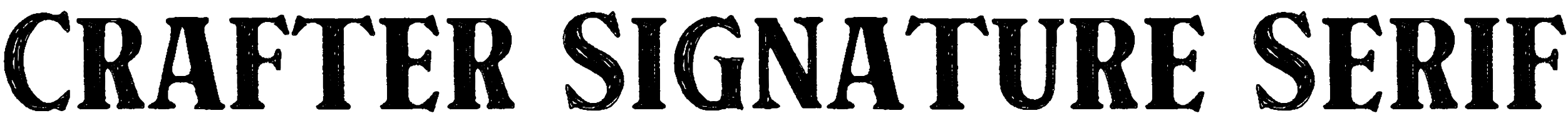 Crafter Signature Serif