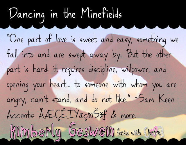 Dancing In The Minefields