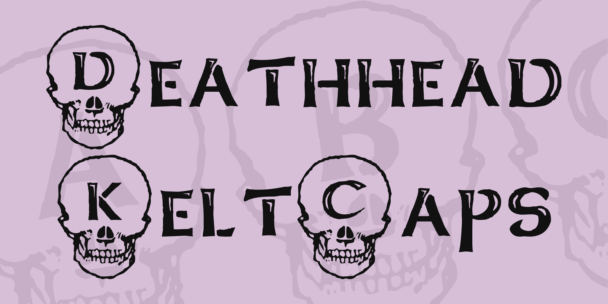 Death Head Kelt Caps