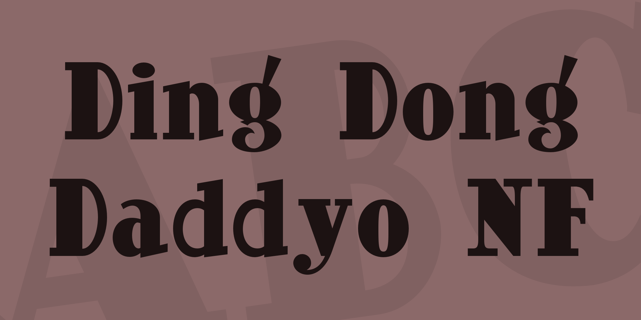 Ding Dong Daddyo Nf Font Free Download Similar Fonts Fontget