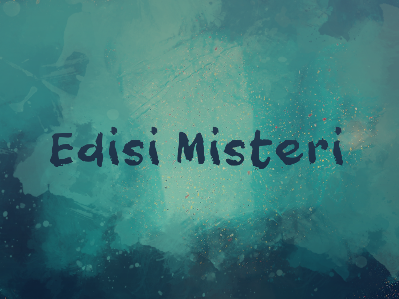 e Edisi Misteri