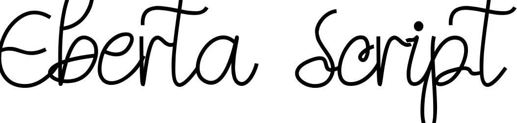 Eberta Script