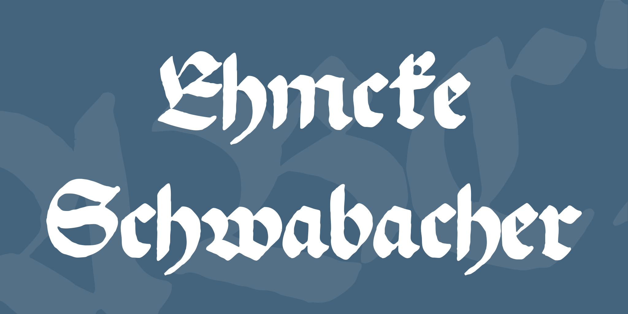 Ehmcke Schwabacher