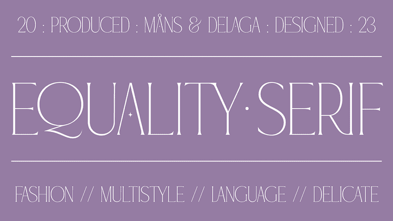 Equality Serif