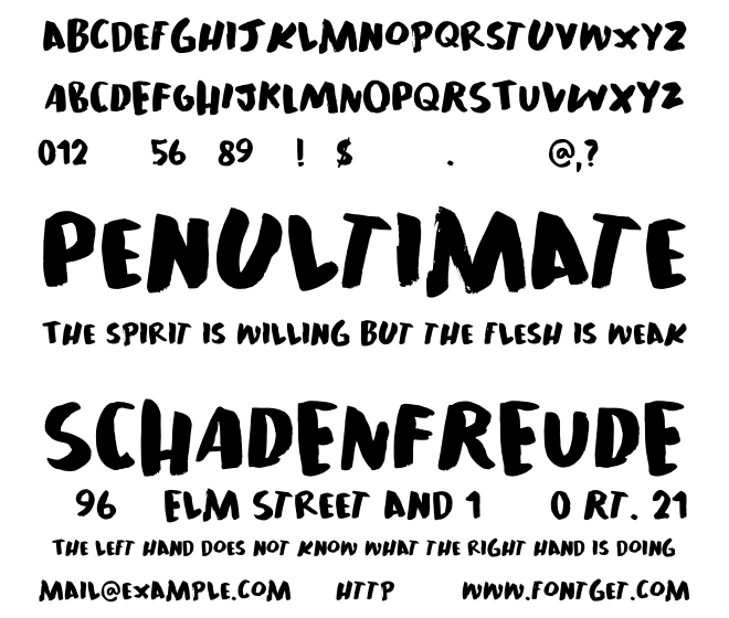 Exxxited Font