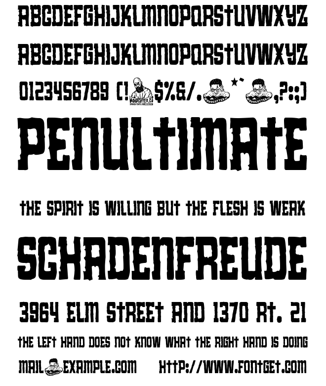 Fake Red Nation Font