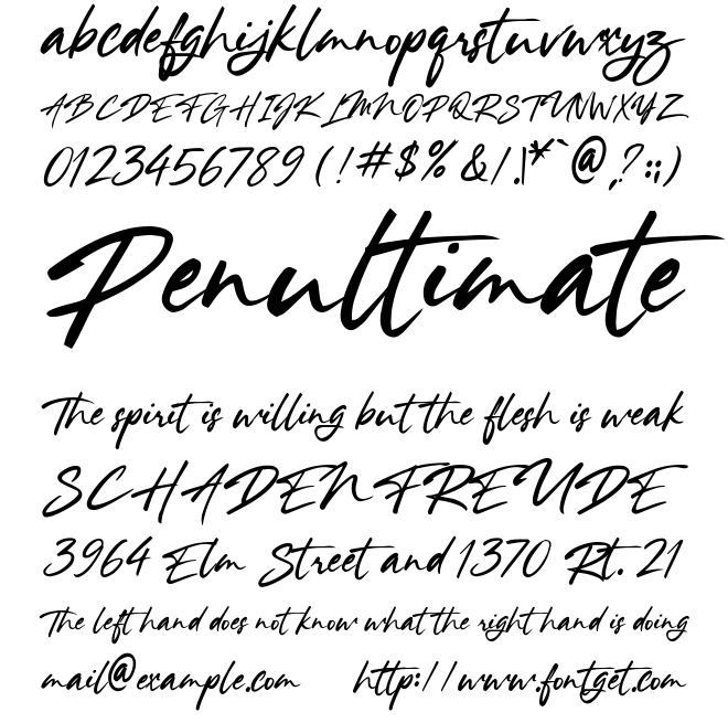 Fantasm and Secrets Font